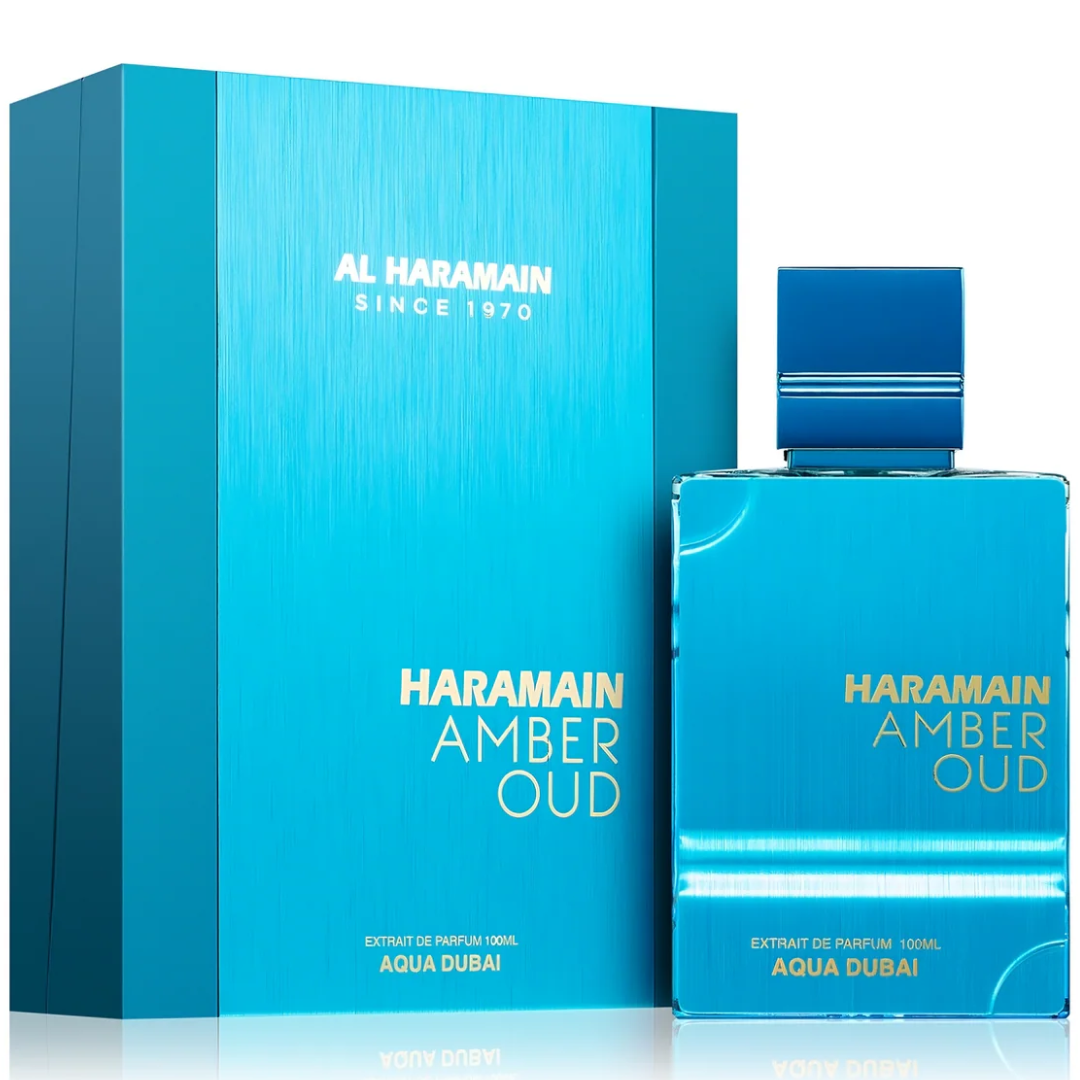 Amber Oud Aqua Dubai Unisex 100ml Edp Al Haramain - Essenza Perfumes