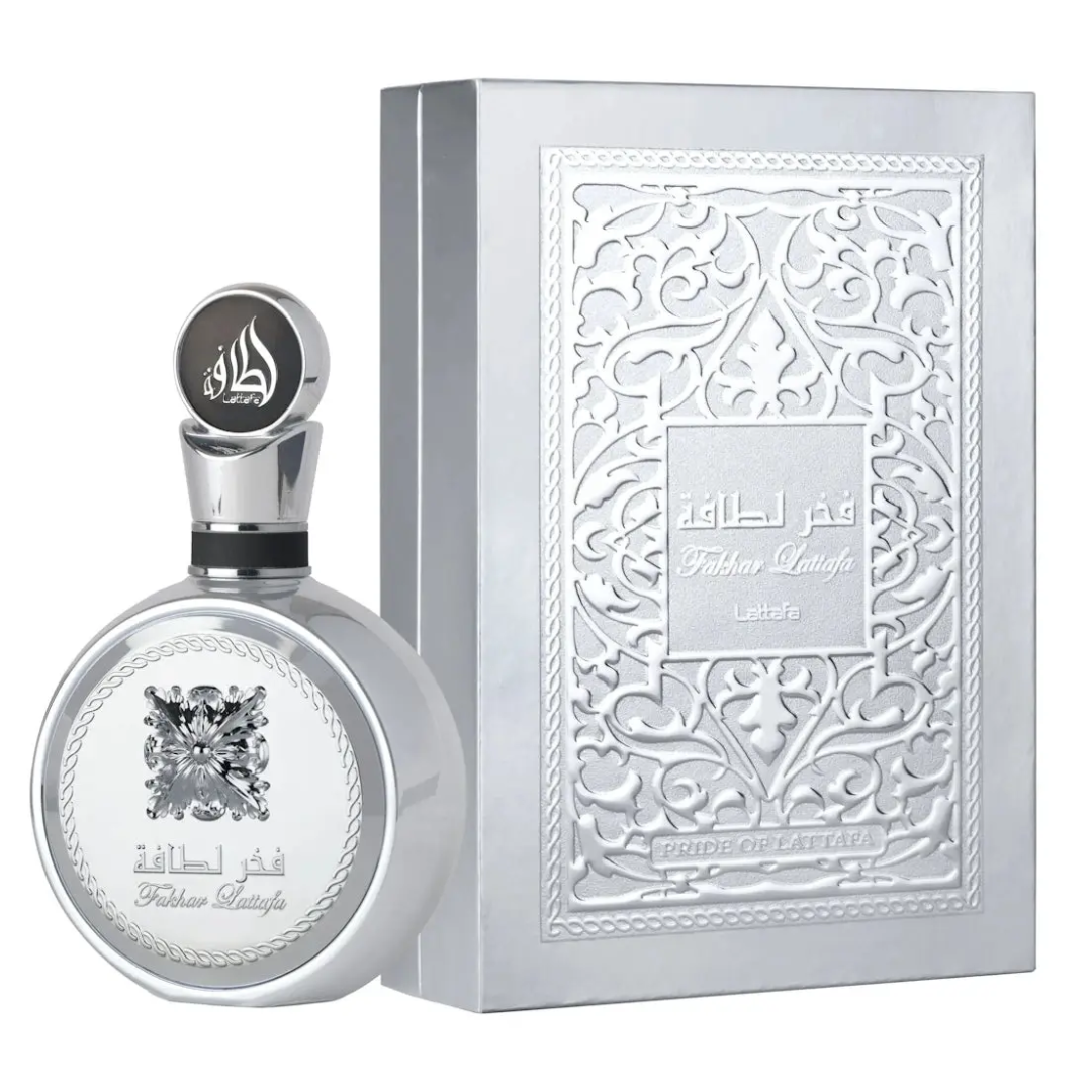 香水(男性用) Lattafa Fakhar Platin 100ml Fakhar Platinum Unisex 100ml Edp Lattafa - Essenza Perfumes