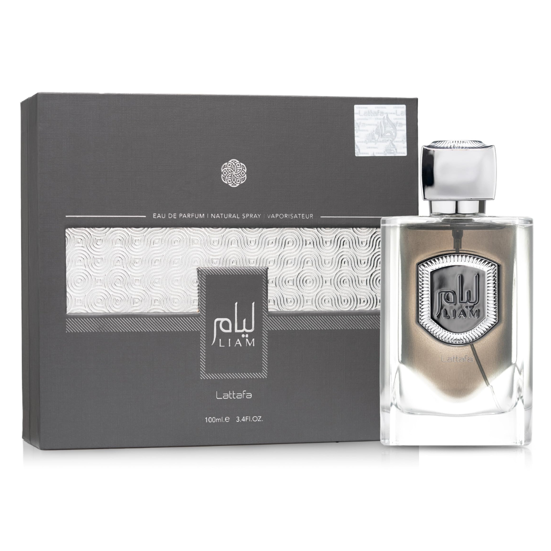香水(男性用) Lattafa Liam Grey Liam Grey Unisex 100ml Edp Lattafa - Essenza Perfumes