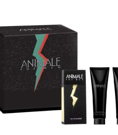 ESTUCHE ANIMALE HOMBRE 3PZS 100ML EDT + AFTER SHAVE + GEL DE BAÑO