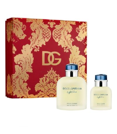 ESTUCHE DOLCE & GABANNA LIGHT BLUE HOMBRE 2 PZS 125ML EDT + 40ML EDT