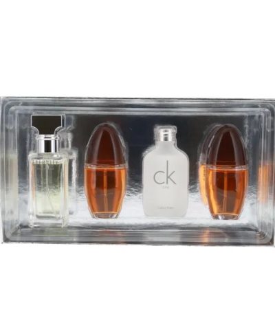 ESTUCHE CALVIN KLEIN 4 MINIS HOMBRE 15ML CADA UNO ETERNITY – OBSESSION – CK ONE – ESCAPE