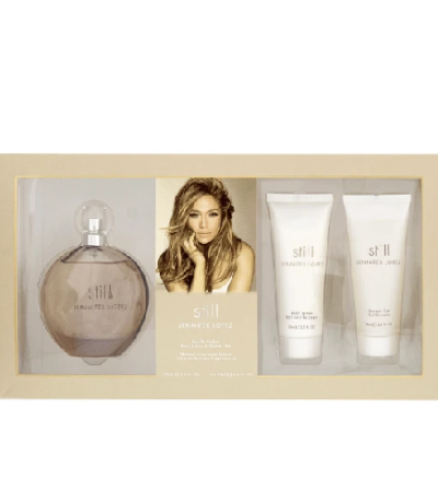 ESTUCHE JENNIFER LOPEZ STILL MUJER 3PZS 100ML EDP + CREMA + SHOWER GEL