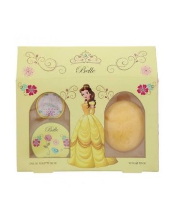 ESTUCHE DISNEY BELLE NIÑA 50ML EDT + JABON