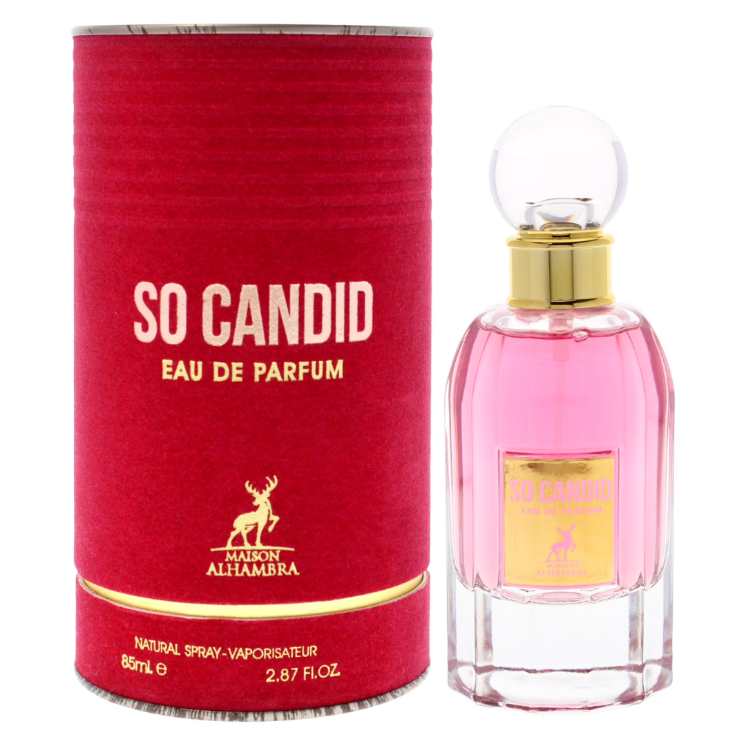 SO CANDID DE MAISON ALHAMBRA MUJER 85ML EDP - Essenza Perfumes